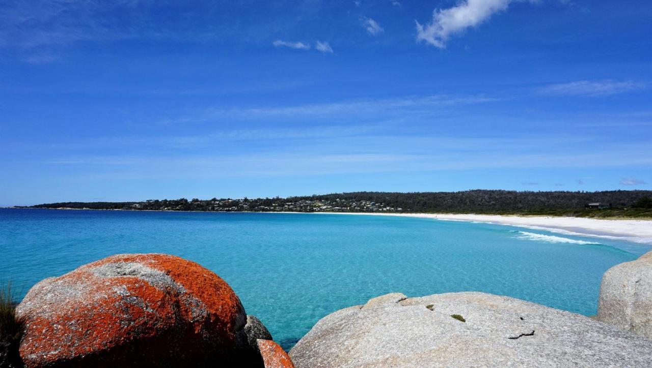 Sea Eagle Cottage Amazing Views Of Bay Of Fires Binalong Bay Bagian luar foto